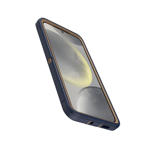 Image of OtterBox Samsung Galaxy S25+ (Only) - Defender Series Case - Blue Suede Shoes - Case Only - Screenless - Rugged & Durable - with Port Protection - Microbial Defense Protection - Non-Retail Packaging