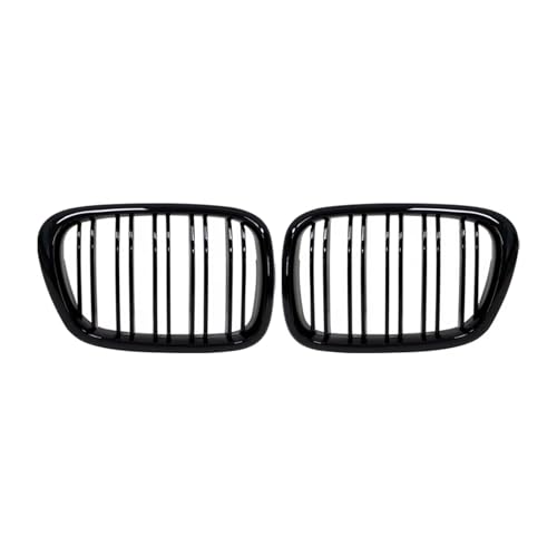Grilles calandre avant BMW E39 pour remplacer les pièces ternies en ABS noir brillant