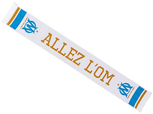 Lot De 4 Écharpes Supporter OM Olympique Marseille Vintage - Bleu Et Blanc - Taille Unique