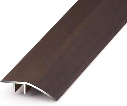 Miniatura 6 de Rampa de umbral de metal para interiores, tira de transición antideslizante para suelo, moldura de borde, reductor de puerta para suelos