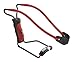 King Rat Slingshots by Barnett, Black Widow Slingshot with Stabilizer & Brace, Includes Magnum Power Bands, Practice Ammo, & Brushed Leather Pouch
