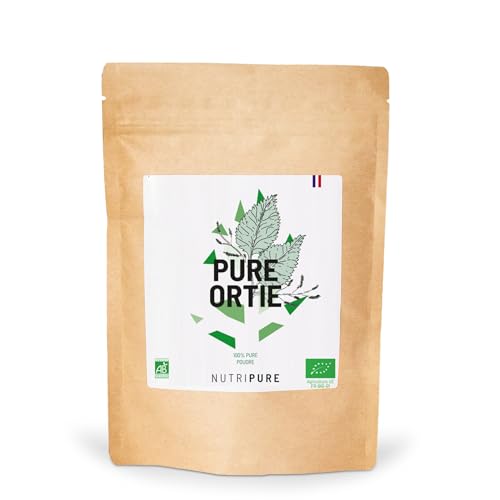 Nutripure | Feuilles d'Ortie Bio en Poudre | Riche en Oligo Éléments et en Minéraux | Favorise...