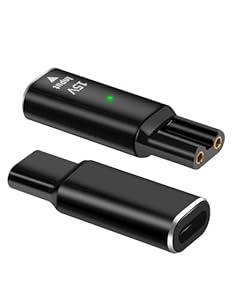 15V für Philips HQ8505 Rasierer-Ladegerät, Rasierer-Netzteil, Typ-C-Ladeadapter für Norelco Series 3000 5000 7000 9000 Bartschneider, OneBlade QP6520 QP6530 QP6510 USB-C Rasierer-Ladeadapter(15V)
