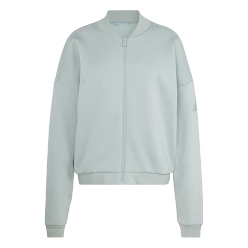 Adidas veste bomber pour femme Essentials au logo contemporain noir et blanc