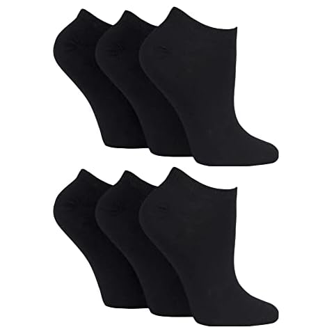 Men’s 6/12 Pairs Cotton Trainer Low Cut Black/White Ankle Socks For Indoor/Outdoor Sports, Running, Walking, Athletic Wear & Home Workouts | Everyday Casual | Soft, Durable & Quick Dry | Size 6-11 Cover