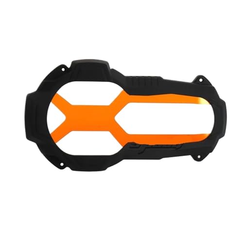 Protecteur cache phare de phare moto orange fluorescent R1200GS LC