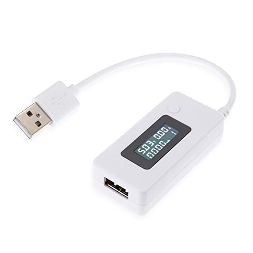 usb `FbJ[A 13 LCD.fW^ USBdvdv5V 12V DC.Ԃ̓db̓dd{gAyAd͗eʃ`[WTm@j^[ A^  @(Type 4 White)