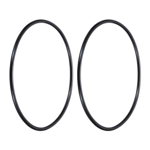 uxcell 2Pcs AS-366 Nitrile Rubber O-Rings 7-1/4" ID 7-5/8" OD 3/16" W Black