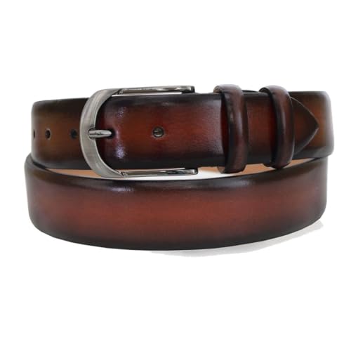 Ceinture classique Robert Charles en cuir marron, la tradition italienne