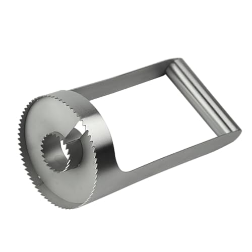 VALICLUD Outil à Trancher et Vider L'Ananas en Acier Inoxydable 430, Vide-Ananas Facile Lame Ultra-Tranchante, Outil pour Fruits et Légumes, Coupe-Ananas Pratique Cuisine, Nettoyage