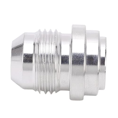 Boleto macho, 2 peças de boleto macho AN8 6061 T6 liga de alumínio 8AN rosca solda em peças de siste