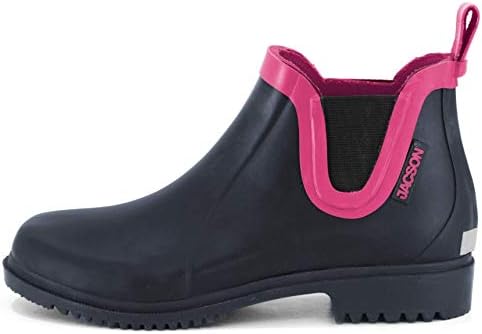 Stable for Rider/Leisure time Jodhpur Rubber Jr. Jodhpur Rubber Jr Marine/Pink 35 586601