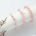 IVY TAILI 3Pcs Rose Quartz Bracelets for Women 8mm Pink Quartz Bracelet Natural Stone Beaded Bracelets Handmade Stretch Gemstone Bracelet Healing Crystal Healing Jewelry Gifts for Women Girls