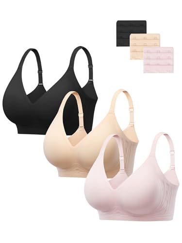 HBselect Jelly Bras for Women No Underwire Comfort Wireless Push Up Bras