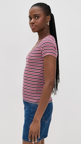 Madewell Women's Regenerative Cotton Ribbed Scoop Neck Tee4