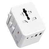 【💡 COMPACT, LÉGER ET FACILE À TRANSPORTER】Design ultra-compact (6,4 x 5 x 5,5 cm) et léger (162 g). Se glisse facilement dans un sac à dos, une valise ou une poche. Indicateur LED intégré signale l’état de fonctionnement. Déploiement et rangement des fiches en 2 étapes simples, idéal pour les voyages, les affaires et les séjours à l’étranger.