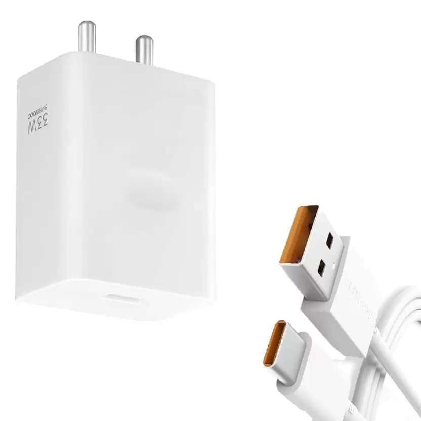 Image of Original Ultra Fast Charger 45W with USB Type C Cable Compatible with Op po | F27 Pro Plus | Reno10 5G | A59 5G (with Cable) GFR598