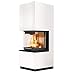 Produktbild HARK Marmorkamin Leichtbaukamin 1/222.0, 9 kW, Heineinsatz Radiante 550/30/60-50.55 H Nero Assoluto poliert, mit Panoramascheibe und Marmorsims