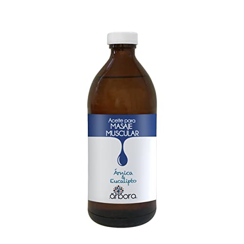 La Mejor Selección de Aceite de eucalipto precio del mes. 35 ÁRBORA Aceite para Masaje Muscular con Árnica y Aceites Esenciales de: Eucalipto Citridora, Wintergreen, Menta y Lavanda. Da una Sensación de Recon