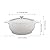 3000ml Ceramic Soup Tureen with Glass Lid,Round Porcelain Serving Soup Tureen,Heat-resistant Premium Ceramic Bowls Lid Cooking Soup,for Restaurant Home Kitchen Decoration,White Porcelain(8.54in)