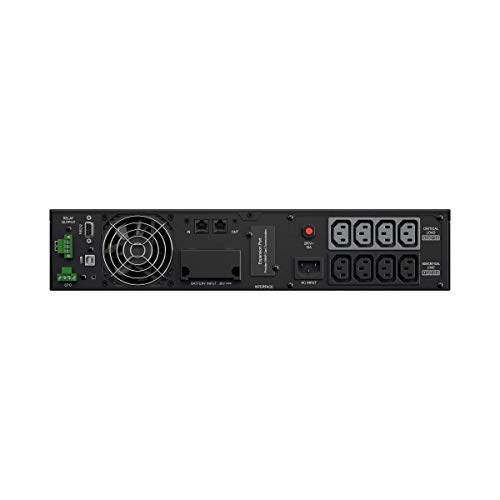 Miniatura 4 de Sai Cyberpower Ol1500ertxl2u 1500va 1350w Salidas 8 Iec C13 Panel Lcd Rs-32 Formato Armario Torre 2u Guías Incl.