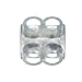 PCSB4-2S-12Y, Multi-Tap Connector, Single-Sided, Clear Insulation, 2 Ports, 4 - #14 STR. (2 Items)