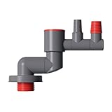 Überläufe Wasserabflussrohrgelenk Rohrleitungsrohranschließungsanschluss Waschtieranschluss Küche Downpipe Zubehör Überlaufwasserabflussrohrgelenk