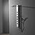 Homevacious Shower Panel Tower System,Stainless Steel Bathroom Stand Up Shower Kit,Wall-Mount Shower Panels with Rainfall Shower Head,4 Massage Body Jets,Tub Spout and Handheld Shower,Brushed Nickel