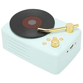 Haut-Parleur Bluetooth Stéréo USB Charge Retro Turntable Design Portable Mini Haut-Parleur sans Fil pour Home Party… - Les Beatles, Paul McCartney, John Lennon, RIngo Starr, George Harrison Haut-Parleur Bluetooth Stéréo USB Charge Retro Turntable Design Portable Mini Haut-Parleur sans Fil pour Home Party… – Image 4