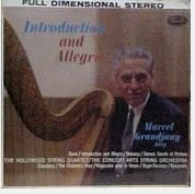 Grandjany; Harp- Capitol P 8492 Ravel: Introduction and Allegro. Debussy: Danszes Sacree et Profane. The Hollywood String Quartet/ The Concert Arts String Orchestra.LP Grandjany; Harp- Capitol P 8492 Ravel: Introduction and Allegro. Debussy: Danszes Sacree et Profane. The Hollywood String Quartet/ The Concert Arts String Orchestra.LP