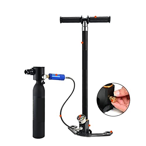 Mini-duiktank Duikuitrusting 30mpa Ultraharde magnesiumoxide-aluminiumlegering voor viertraps hogedrukpomp voor duiken en ademen voor onderwateronderzoek Noodredding ( - Image 4