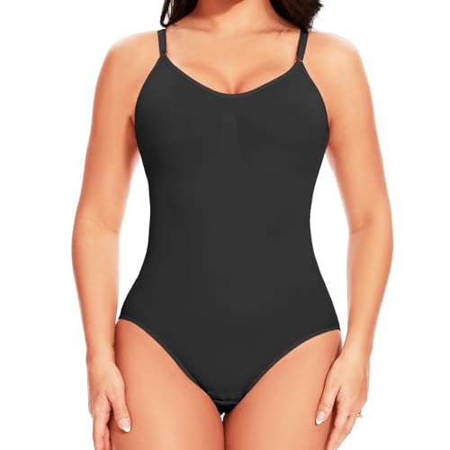 Body Gainant Femme Ventre Plat Sculptant Moulant 134R2 Noir 3XL