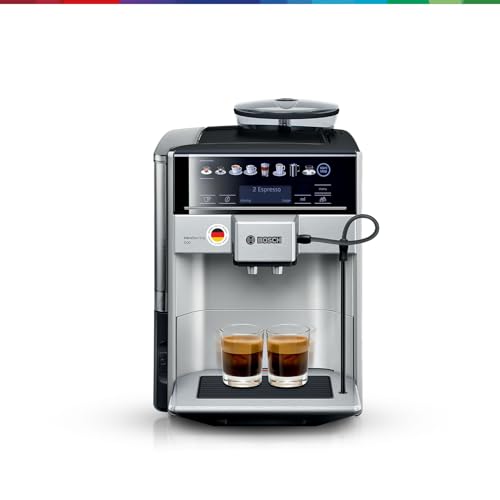 Image of Bosch Series 6, Fully Automatic Espresso Machine, Verobarista 600, Silver