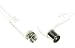 Produktbild Antennenkabel, F-Stecker gerade an Koax-Stecker gewinkelt, weiß, 1,5m, Good Connections®