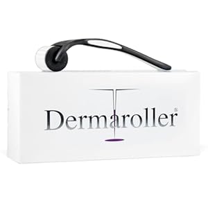 Dermaroller Home Care Microneedle Roller – 0.2mm Stainless Steel Derma Roller for Skin Care Exfoliation, Improved Texture, and Radiance on Face, Neck, and Décolleté