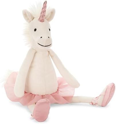 Jellycat Dancing Darcey Unicorn Stuffed Animal, Medium, 13 inches