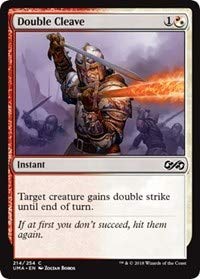 Ultimate Masters DOUBLE CLEAVE #214 Common Red/White Playset of 4