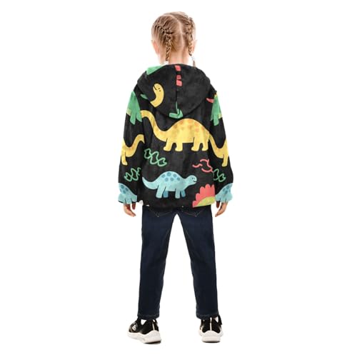 GuoChe Cute Dinosaur Hooded Fleece Jacket Baby4
