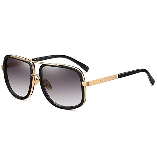 Lunettes de soleil anti-éblouissement de luxe style steampunk