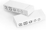 for Amazon Basics Block White Pencil Eraser 2 Pack
