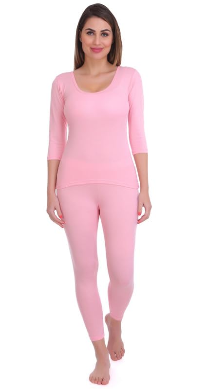 Selfcare Women Solid Cotton Blend Round Neck Dark Grey Thermal Set - Review, Price and Buying Guide
