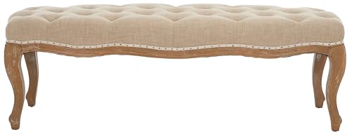 Safavieh Mercer Collection Randy Beige Linen Bench