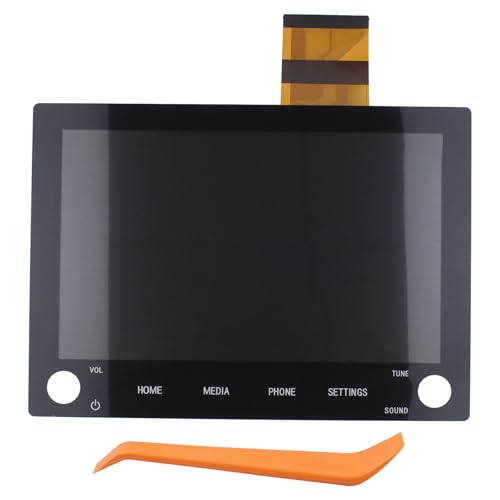 Écran de navigation LCD de 20,3 cm MOTOKU avec double perçage ajusté pour bouton