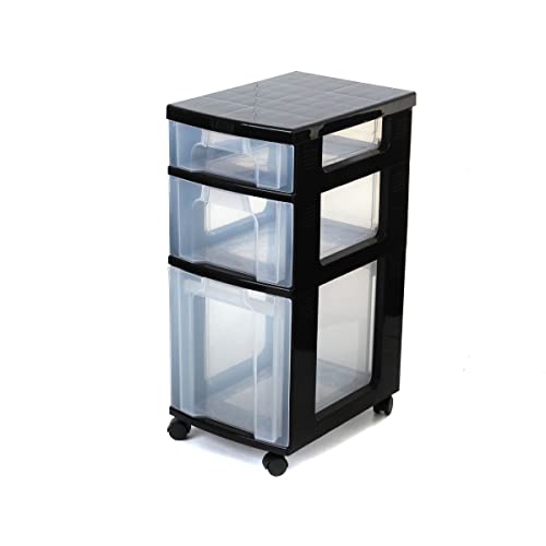 Really Useful Plastic Storage Desk Cabinet 7, 12 And 25 Litre Drawer