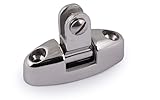 Maße: Höhe: 50 mm | Breite: 25 mm | Länge: 70 mm | Abstand Bohrung: 50 mm |Durchmesser Bohrung: 6 mm | Breite Öffung der Halterung: 7,5 mm