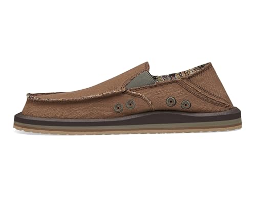 Image of Sanuk Mens Hemp Sidewalk Surfer | High Rebound Comfort Footbed | Slip On Shoes for Men | Men's Slip-on Loafers