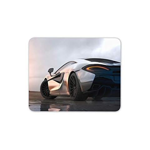 Destination Vinyl Silver Sports Car Mouse Mat Cover