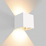 ✔MEHR SICHERHEIT - SCHUTZART IP65, KURYSCHLUSSFEST, ÜBERLASTSCHUTZ: IP65 Staub- und Wasserdicht, geschützt gegen Strahlwasser aus beliebigem Winkel, ideale Wandlampe für Raum reich mit Wasser z.B. Badezimmer, Garten und so weiter.