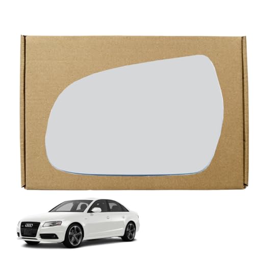 Miroir de rétroviseur gauche grand angle pour Audi A4 2010-2015 face autocollante