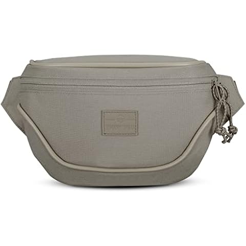 JOHNNY URBAN Bum Bag Fanny Pack Women & Men Grey - Ben - Hip Bag Made of Recycled PET Bottles for Festivals, Sports & Travel - Water-Repellent Cover